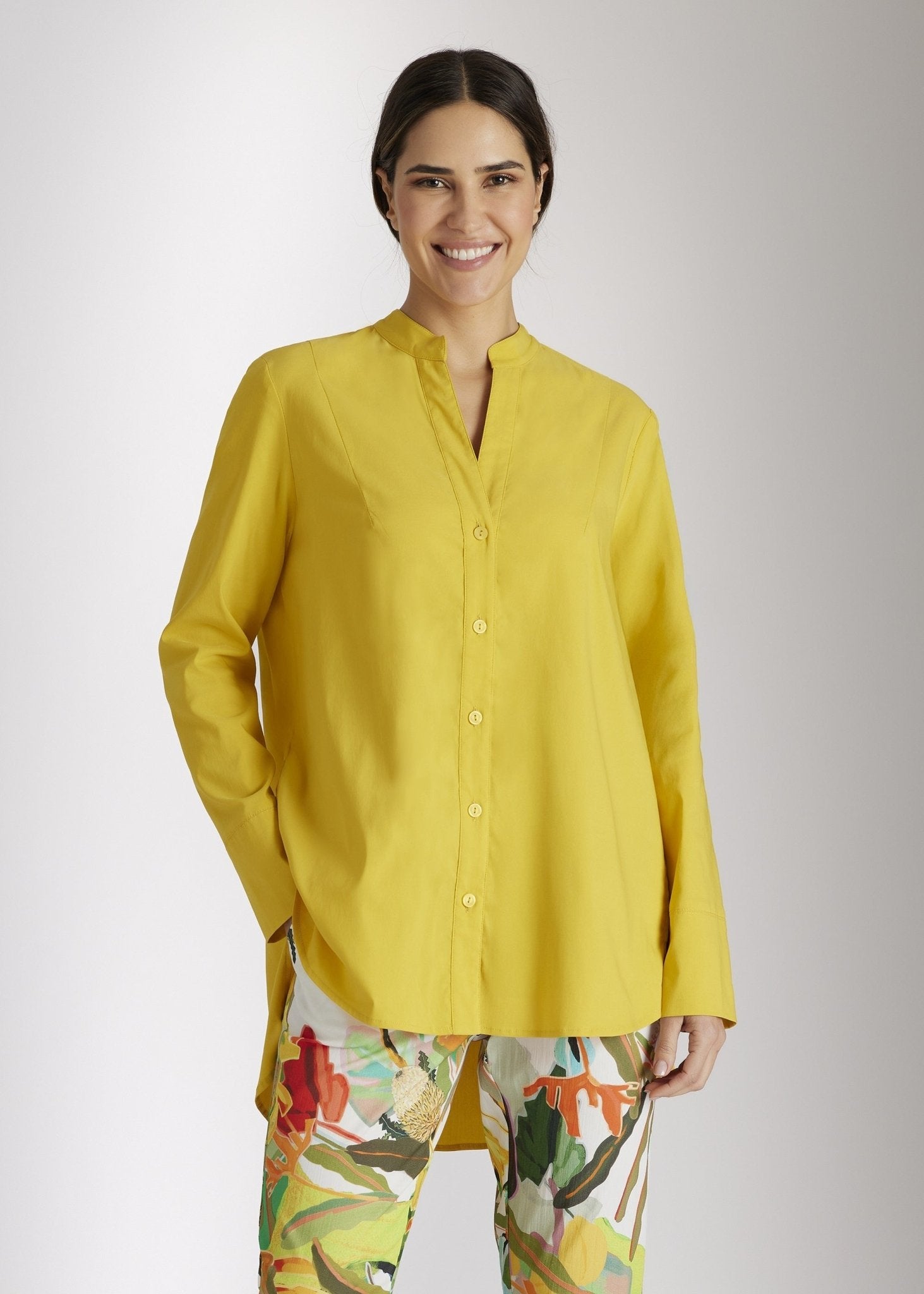 Oversize Bluse BABLO aus leichtem Baumwollmix mit Stretch - FOX'S - Fashion